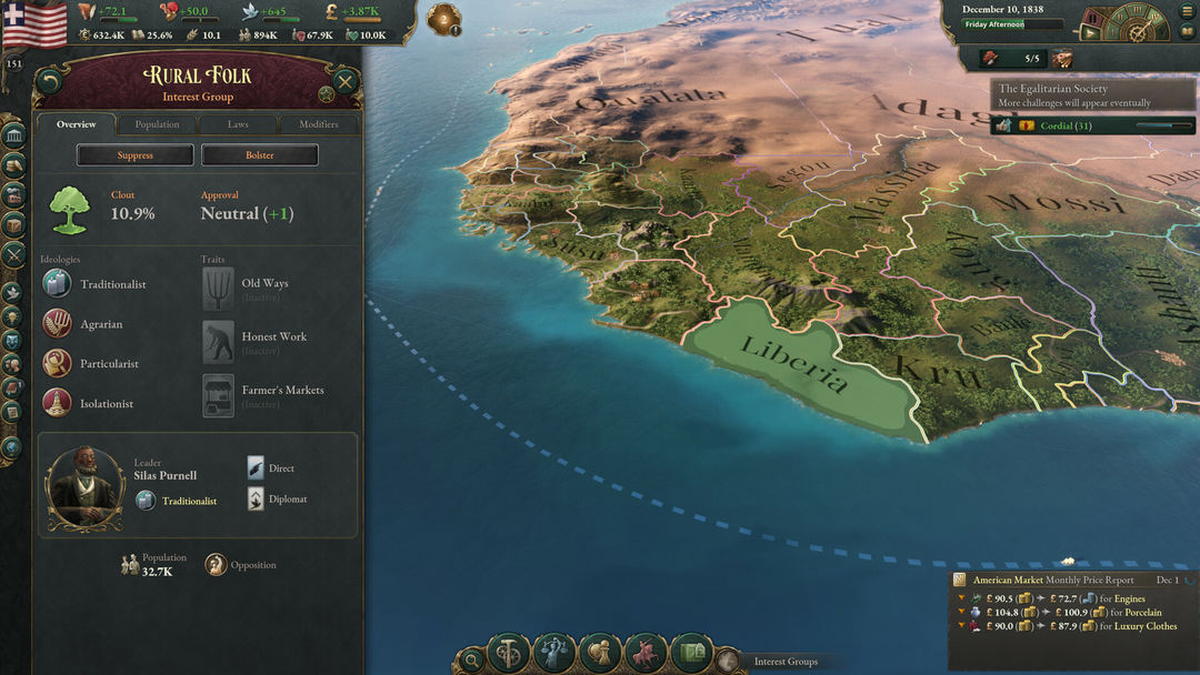 Victoria 3 screenshot game