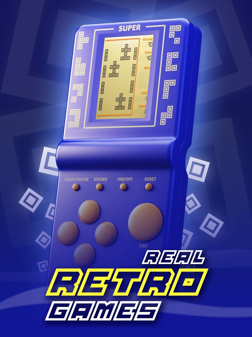 Real Retro Games - Brick Game 게임 스크린 샷