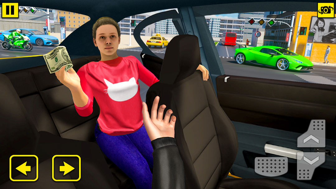 Screenshot of City Taxi Simulator Taxi games