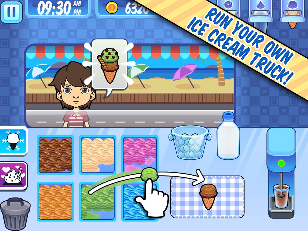 My Ice Cream Truck: Food Game 게임 스크린 샷