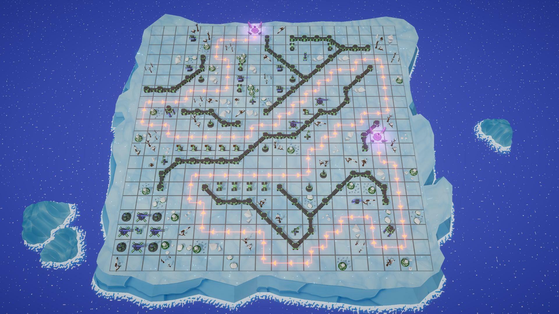 Скриншот игры Crystal Tower Defense