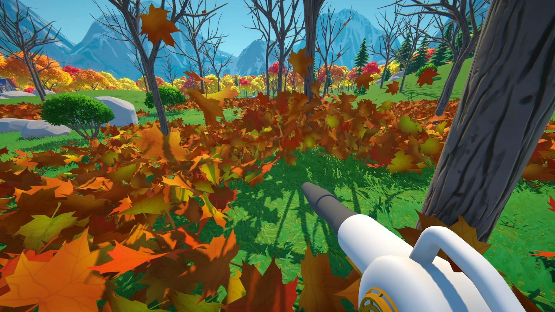 Leaf Blowing Simulator screenshot game