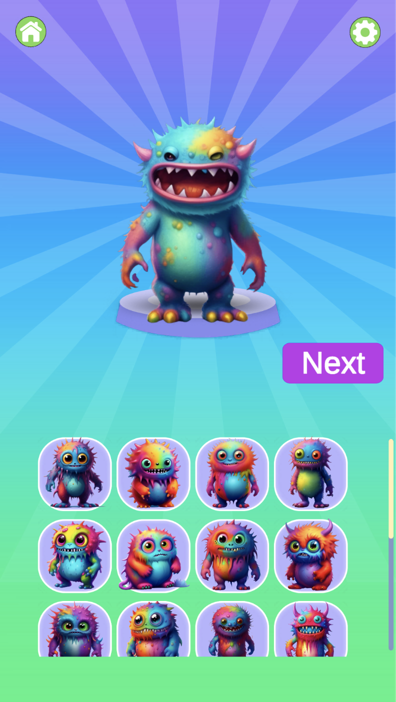 Merge Monsters: Ai Mix ภาพหน้าจอเกม