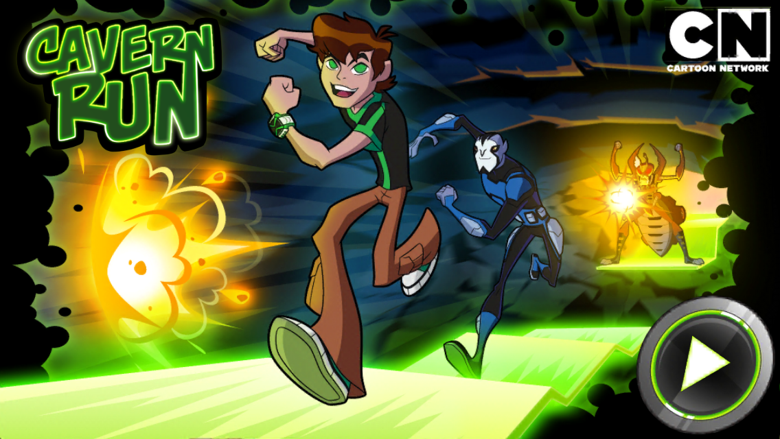 Ben 10 Cavern Run Game Screenshot