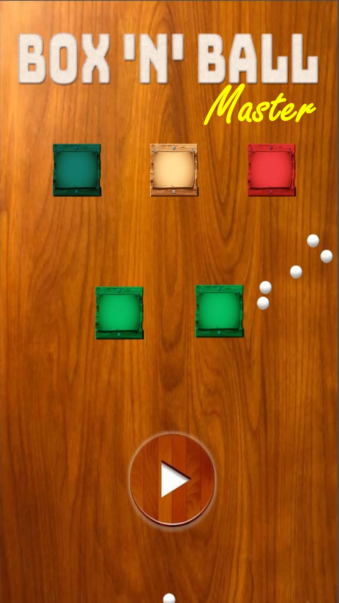 Box 'n' Ball Master 게임 스크린샷