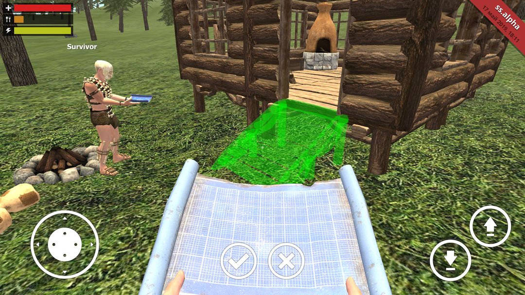 Screenshot of Survival Simulator