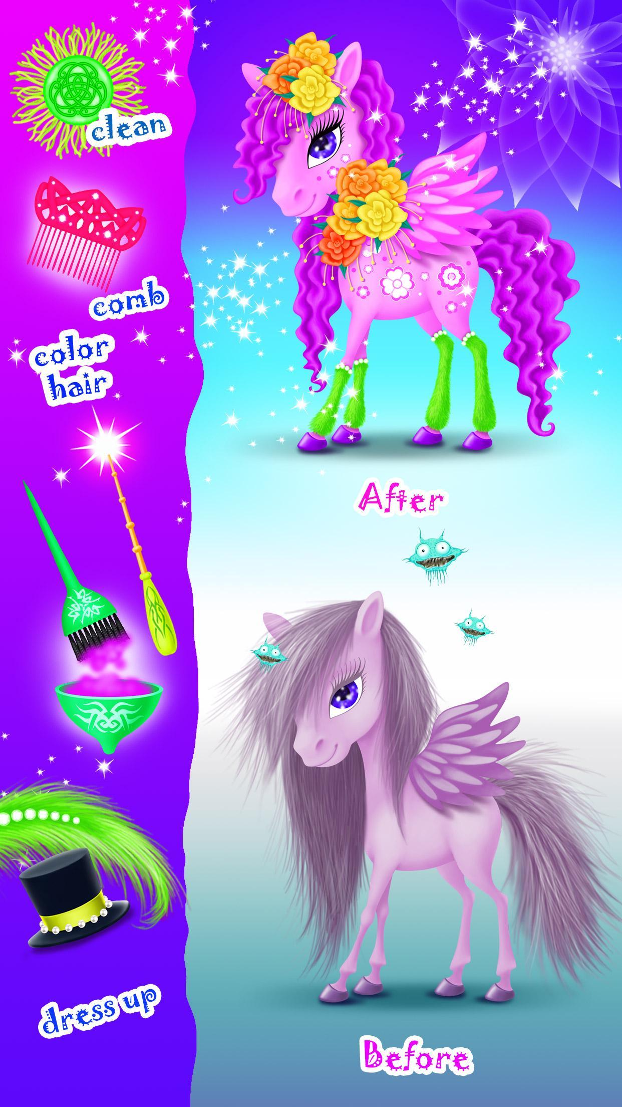 Fairyland Beauty Salon Game Screenshot