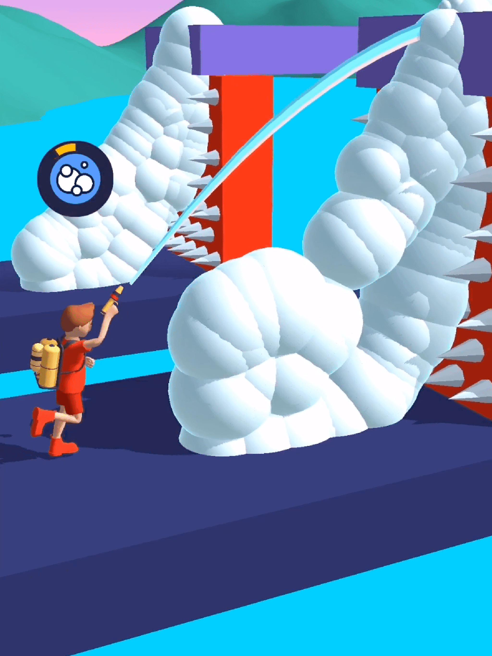 Foam Climber Game Screenshot