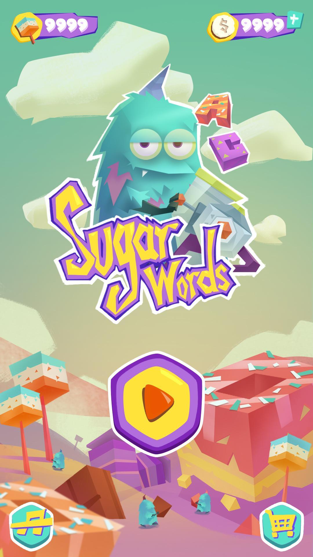 Sugar Words Game Screenshot