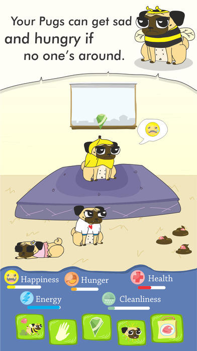 Growing Pug Game Screenshot