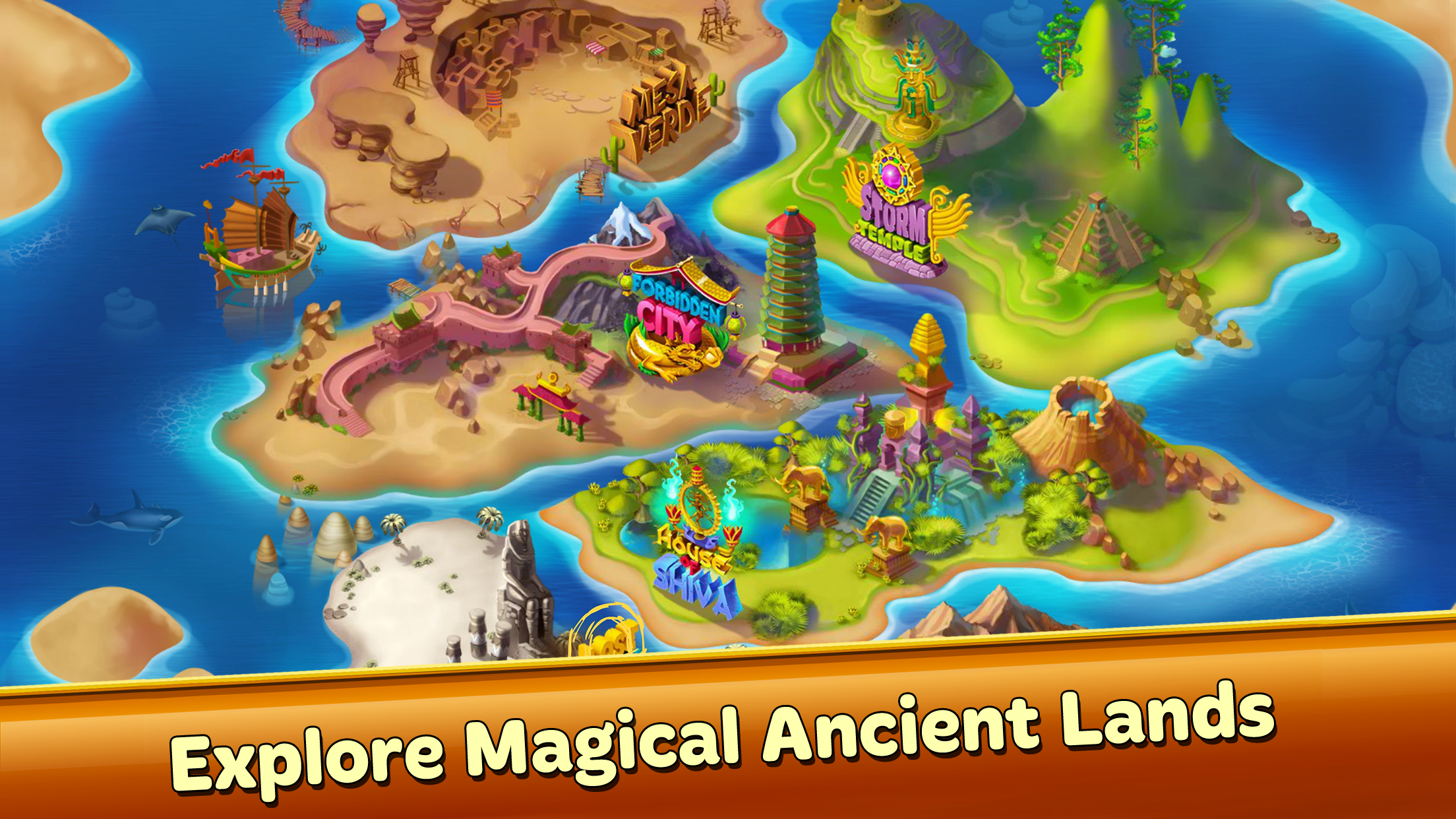 Solitaire Treasure Hunt screenshot game
