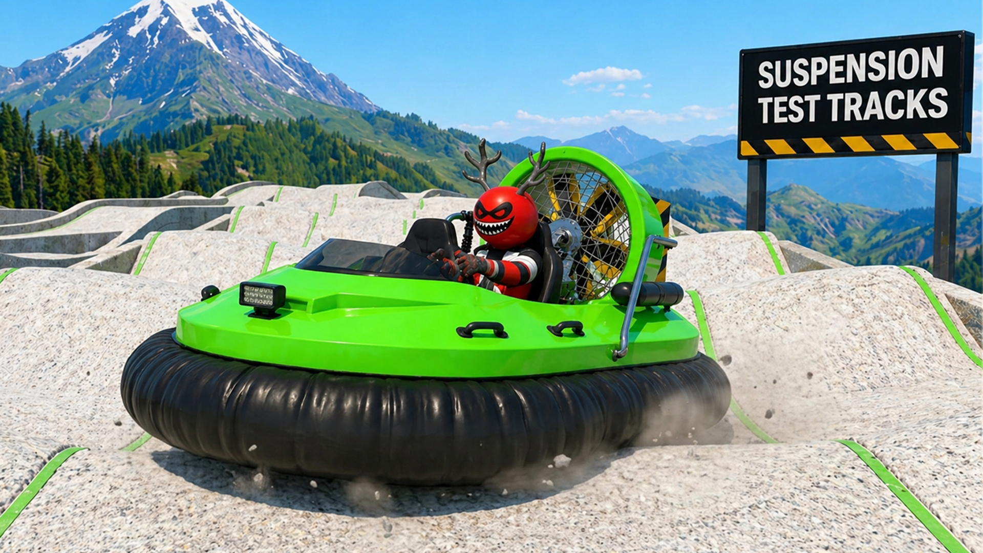 Car Suspension Test Game Screenshot