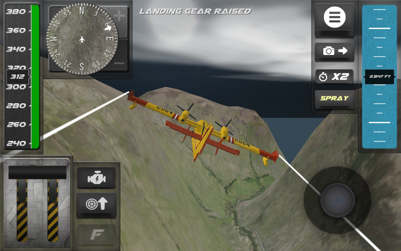 Airplane Firefighter Sim Game Screenshot