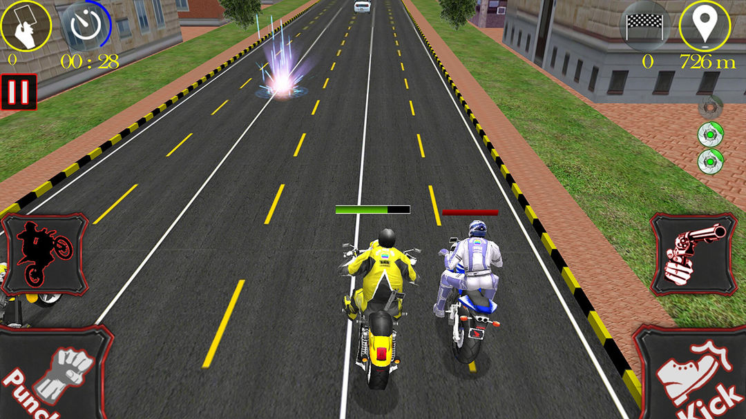 Screenshot of Bike Race Fighter