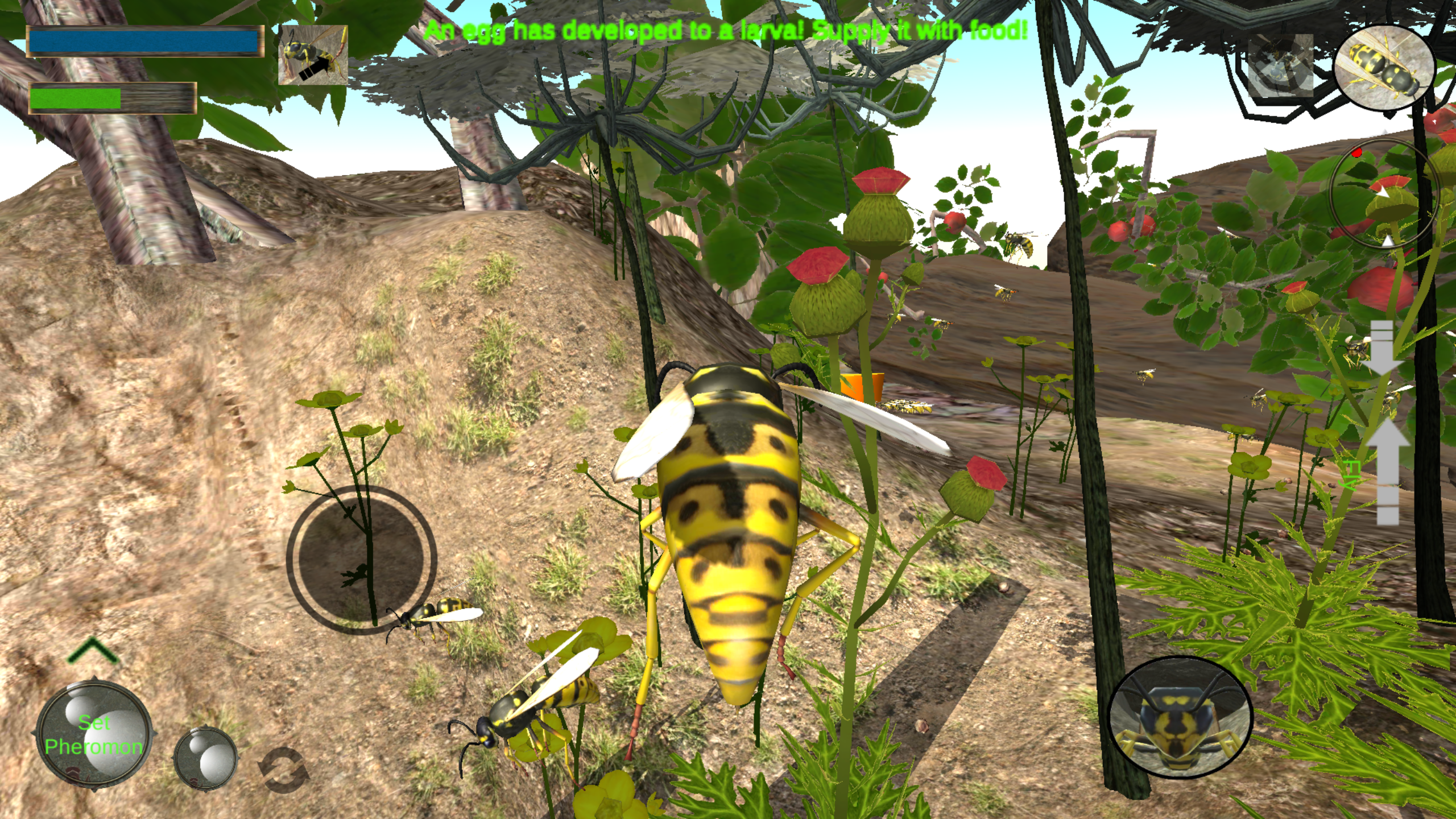Wasp Nest Simulator - Insect and 3d animal game ゲームのスクリーンショット