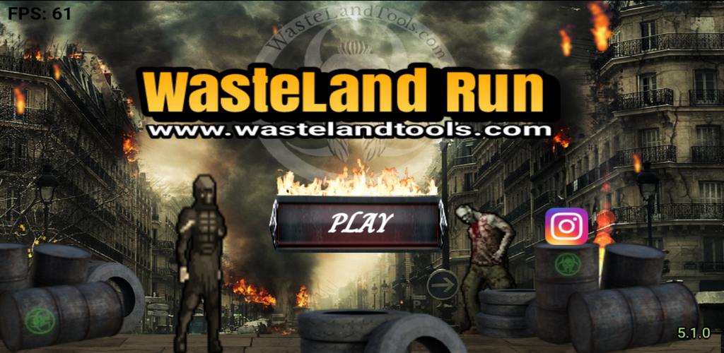 Screenshot of WasteLand Run