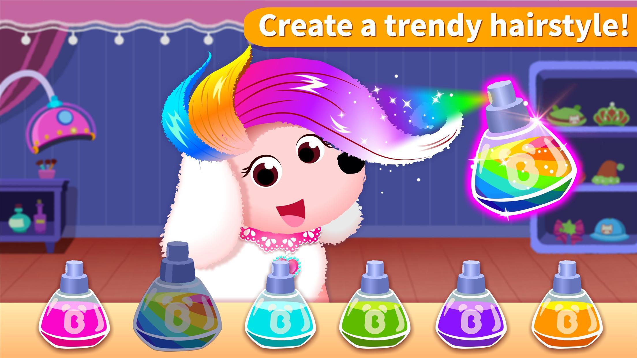 Little Panda's Pet Salon Game Screenshot