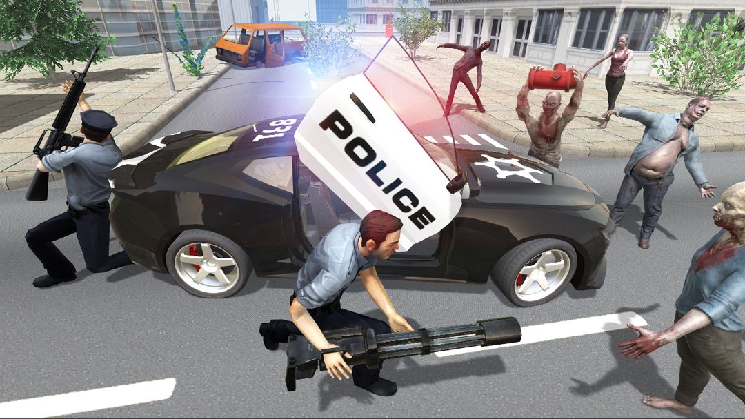 Police vs Zombie - Action games遊戲截圖