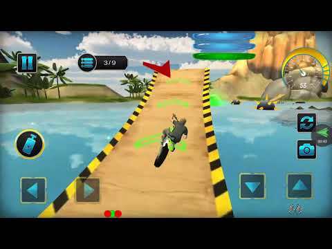 Screenshot of the video of Water Surfer Motorbike Stunts