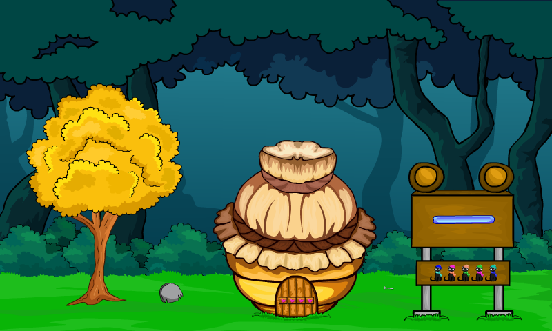 Wooden Rocking Horse Escape Game Screenshot