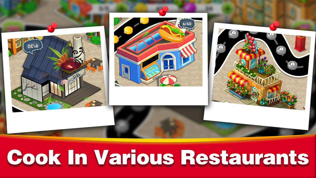 Cooking City - Time Management & Restaurant Games ภาพหน้าจอเกม