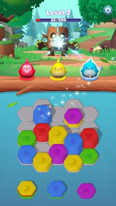 HexaSort: Bird Allies Game Screenshot