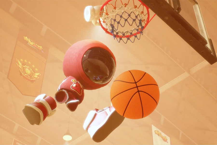 Screenshot of the video of DunkForce