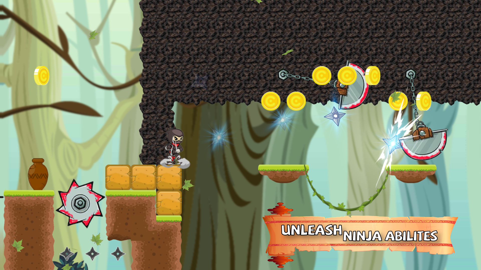 Ninja Run: Warrior Creed Dash Game Screenshot