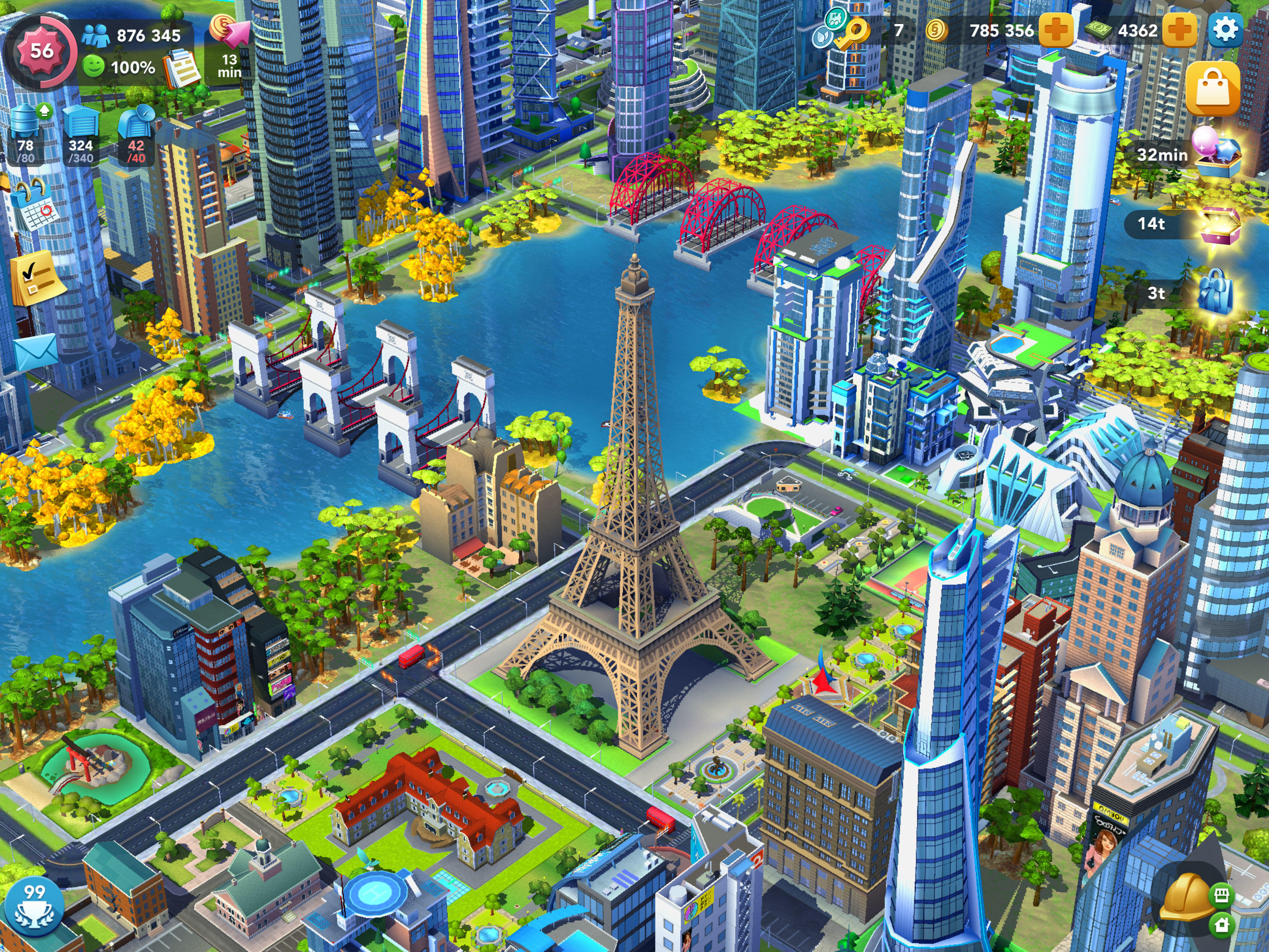 SimCity BuildIt Game Screenshot