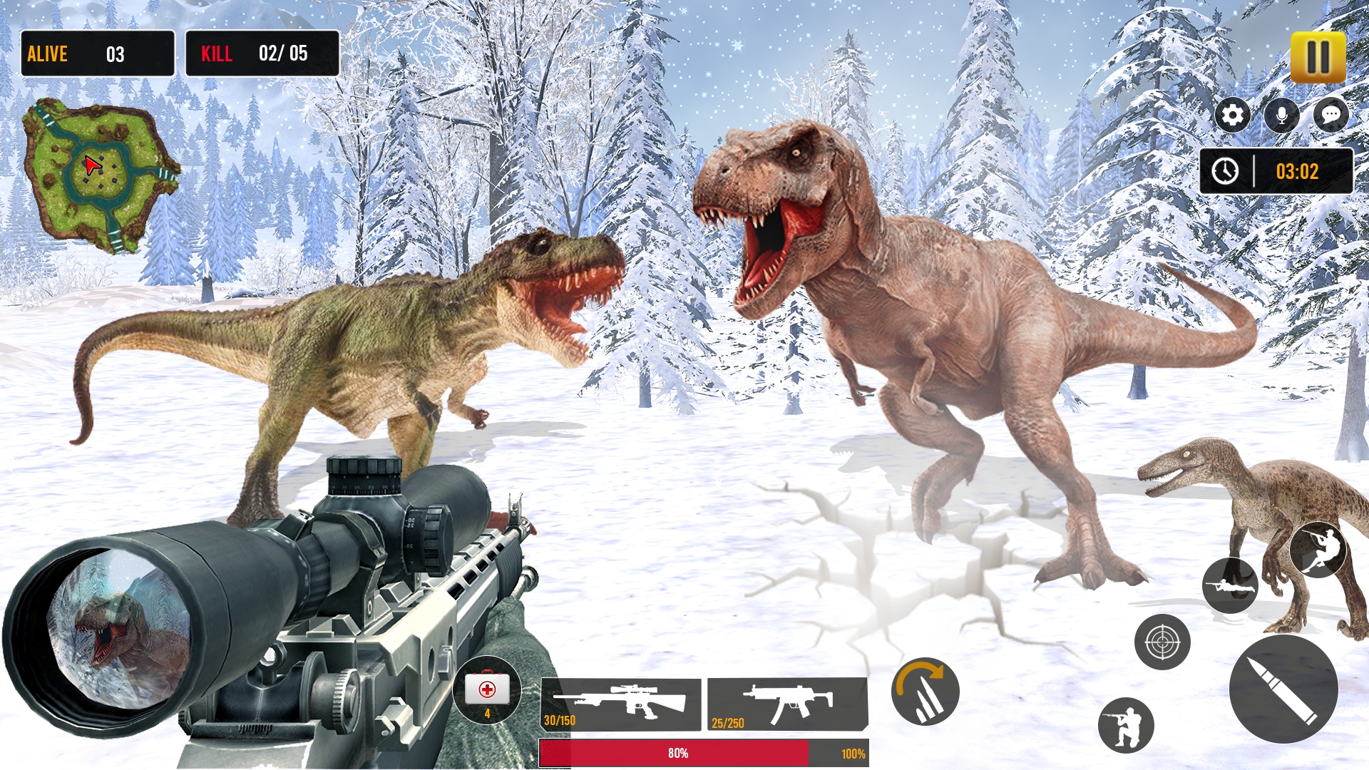 Deadly Dinosaur Hunting Game
