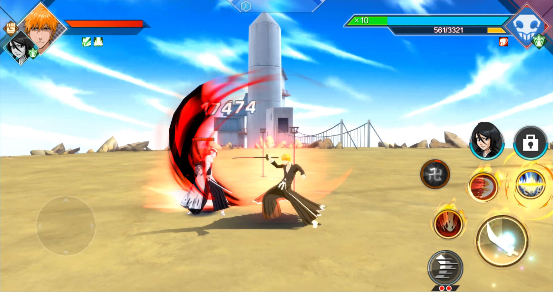 BLEACH Soul Rising ภาพหน้าจอเกม
