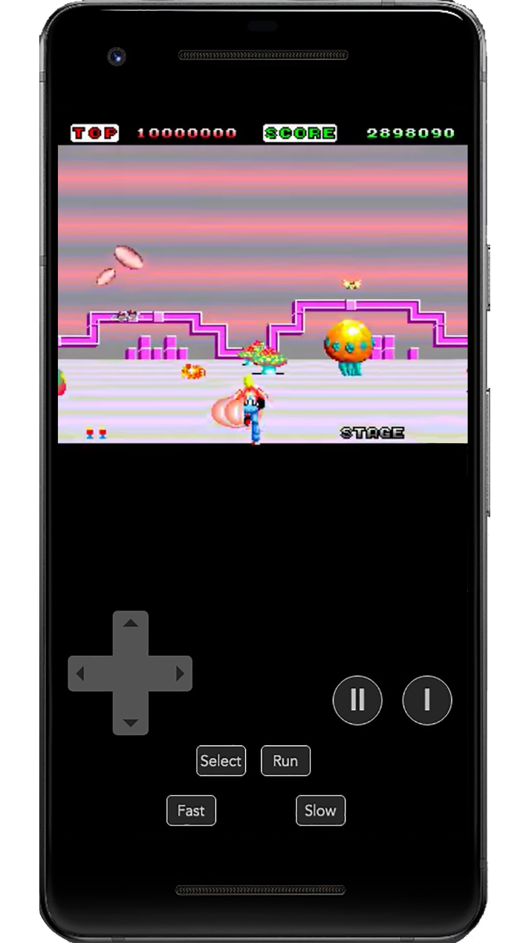 Space Harrier PCE Game Screenshot