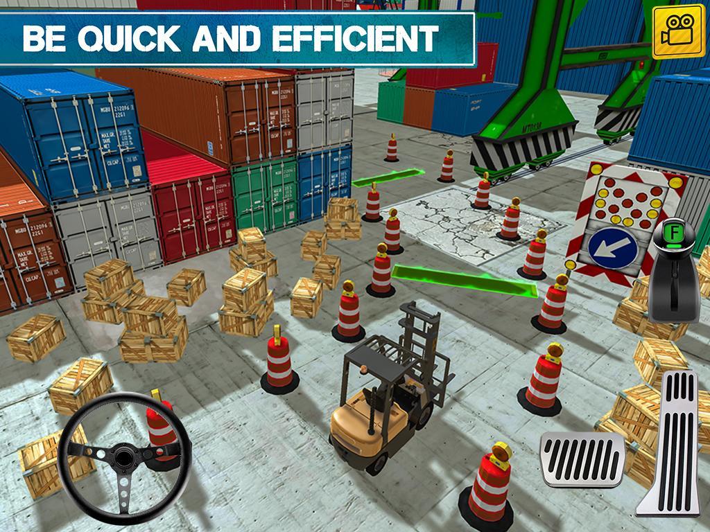 Cuplikan Layar Game Cargo Crew: Port Truck Driver