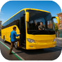 Icon of Modern Coach Bus Driving