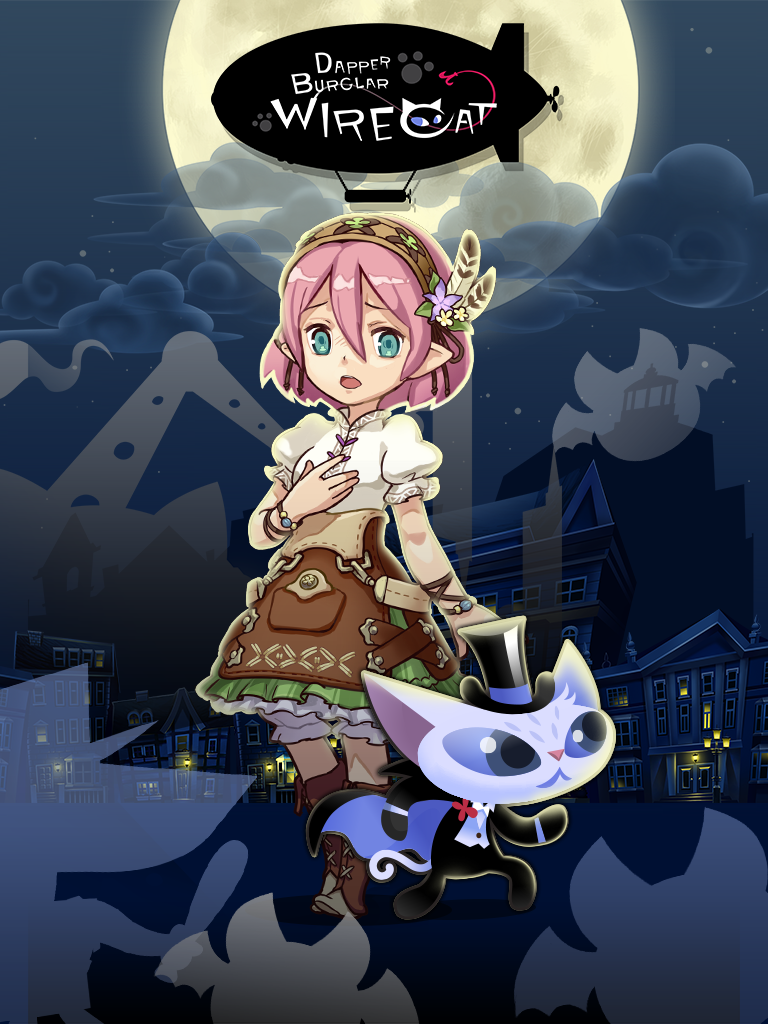 おしゃれ怪盗ワイニャーキャット 게임 스크린샷