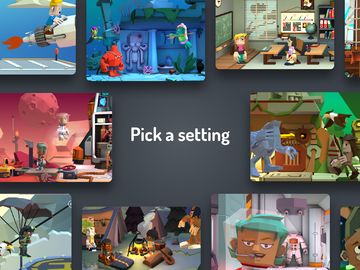 Captura de Tela do Jogo Toontastic 3D