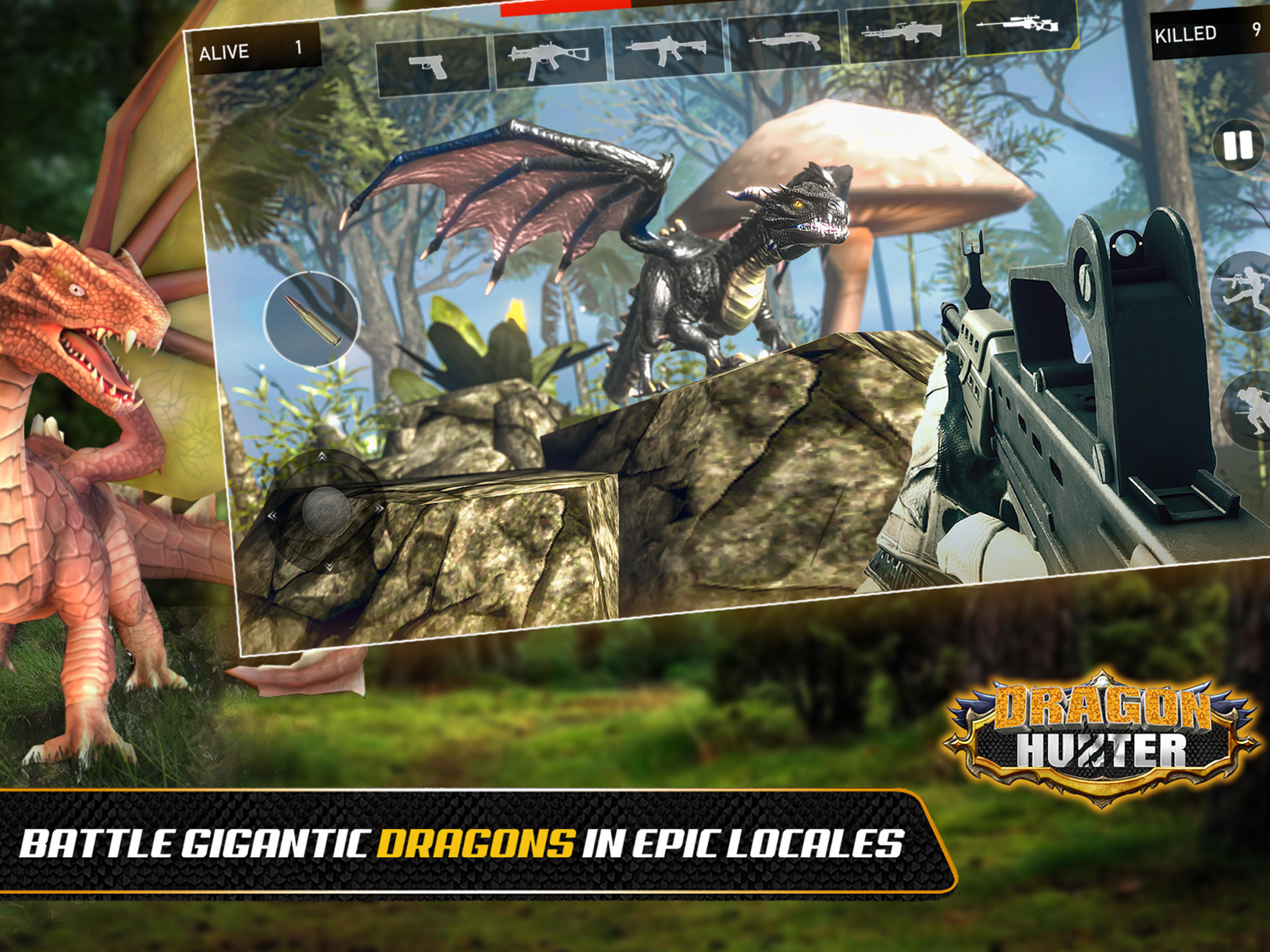 Dragon Hunter - Monster World Game Screenshot