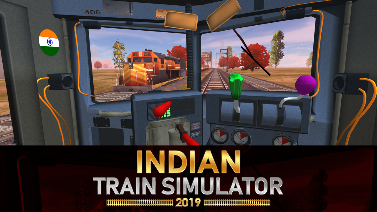 Screenshot 1 of simulador de tren indio 2019 