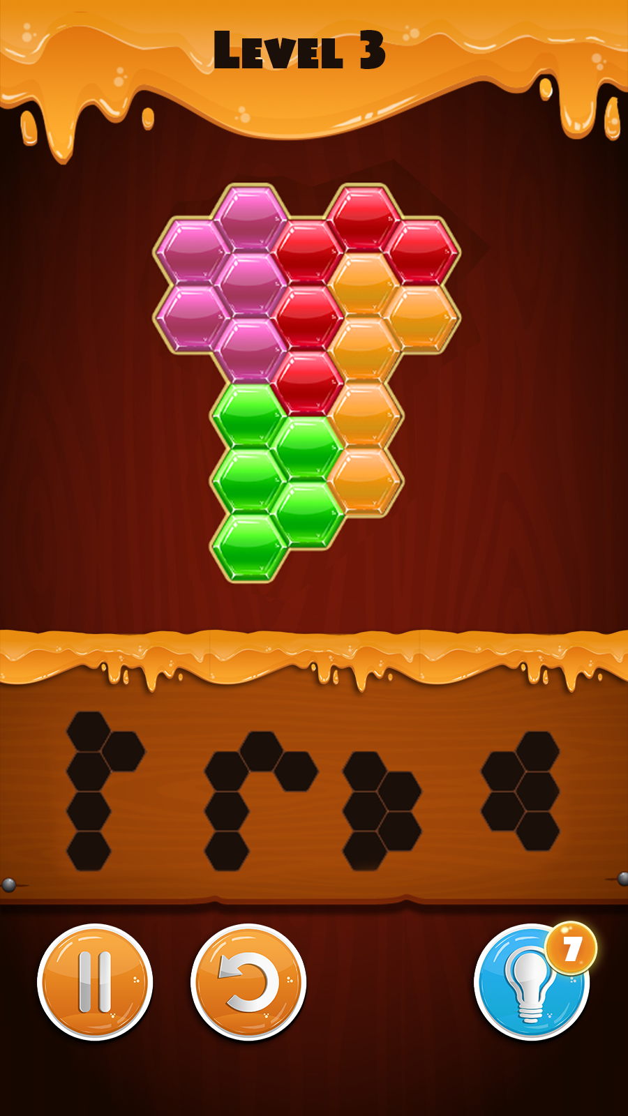 Screenshot 1 of Block Hexa Puzzle - ការប្រកួតប្រជែង 1.0