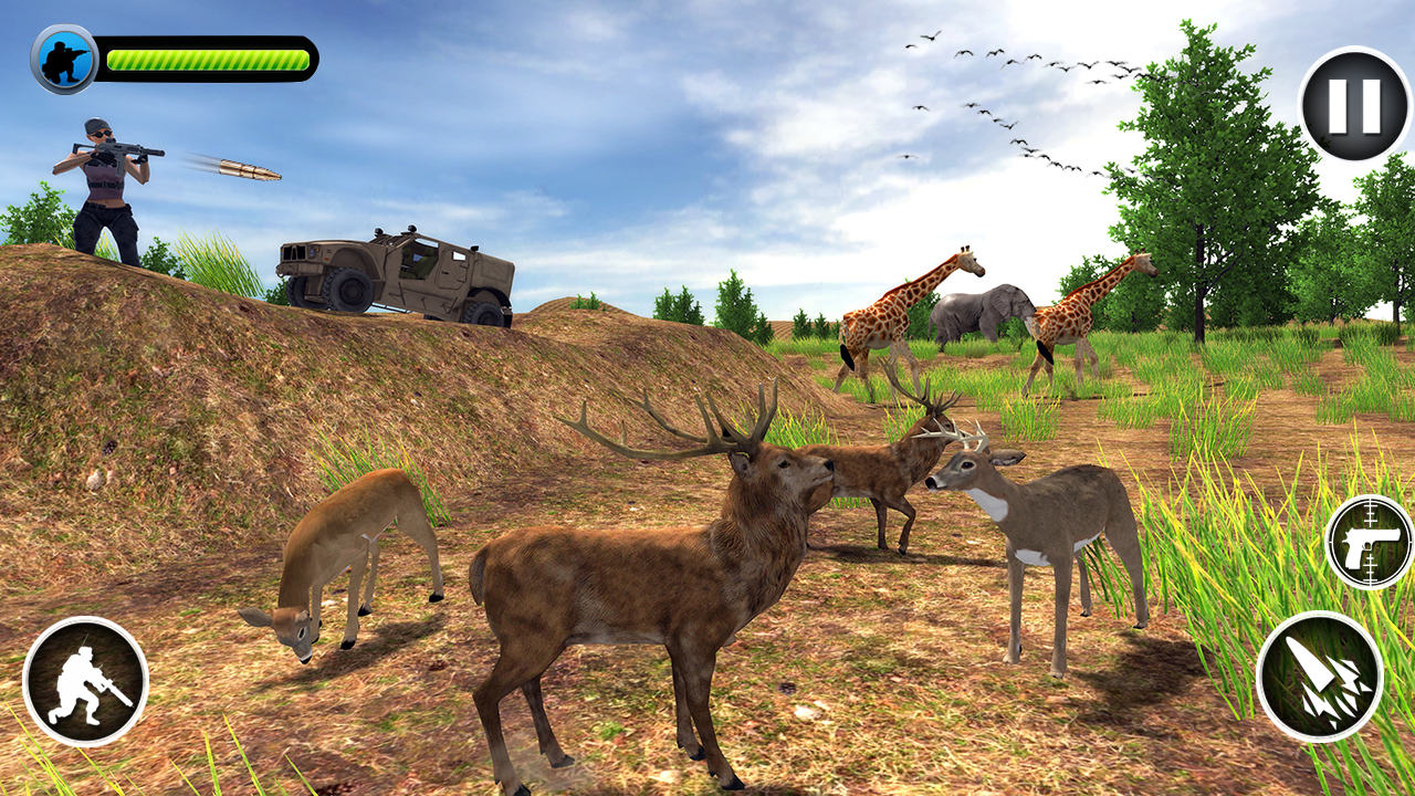 Animal Safari Deer Hunter Game Screenshot