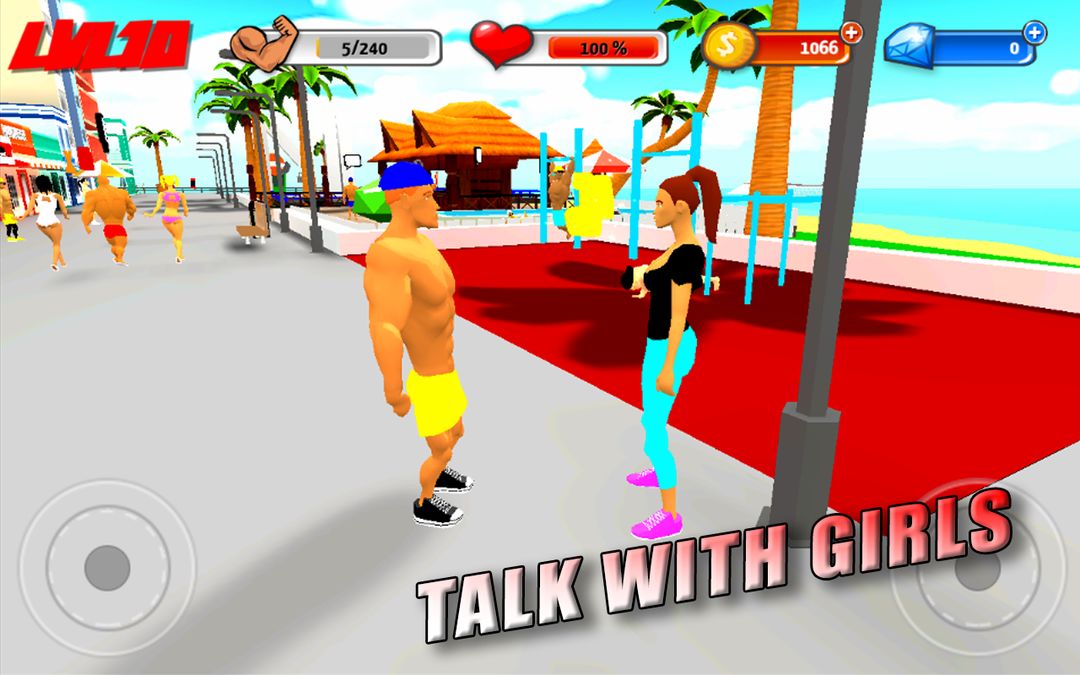 3D bodybuilding fitness game - ภาพหน้าจอเกม