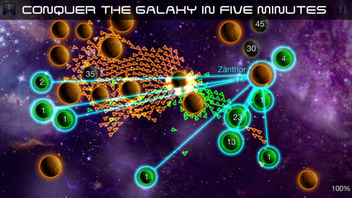 Galcon Legends ภาพหน้าจอเกม