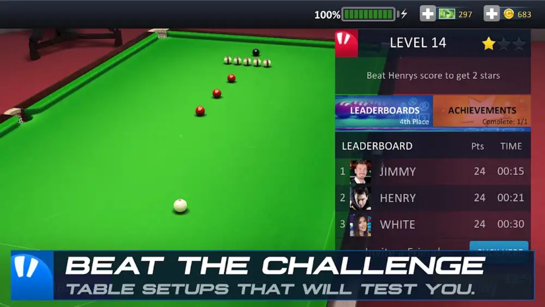 Screenshot of Snooker 2018