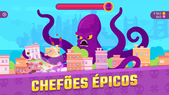 Captura de Tela do Jogo Bowmasters - Multiplayer Game