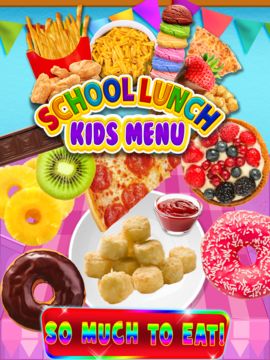 School Lunch Food Maker FREE ภาพหน้าจอเกม