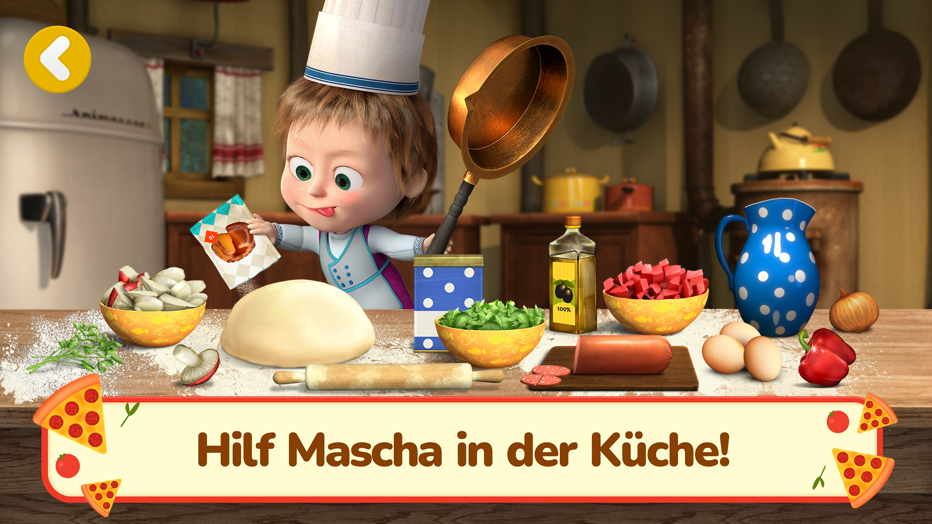 Screenshot 1 of Mascha und der Bär: Pizzeria! 1.4.12
