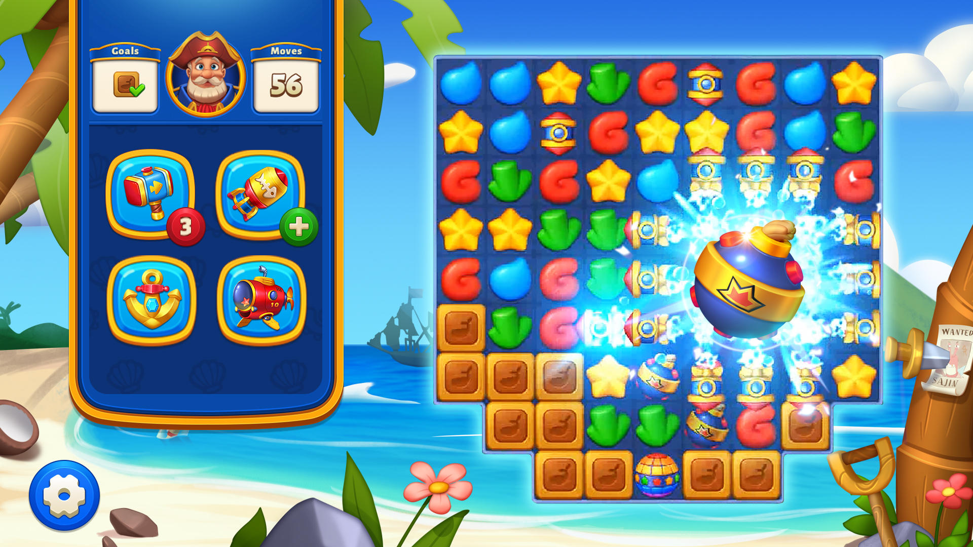 Ocean Puzzle World Game Screenshot