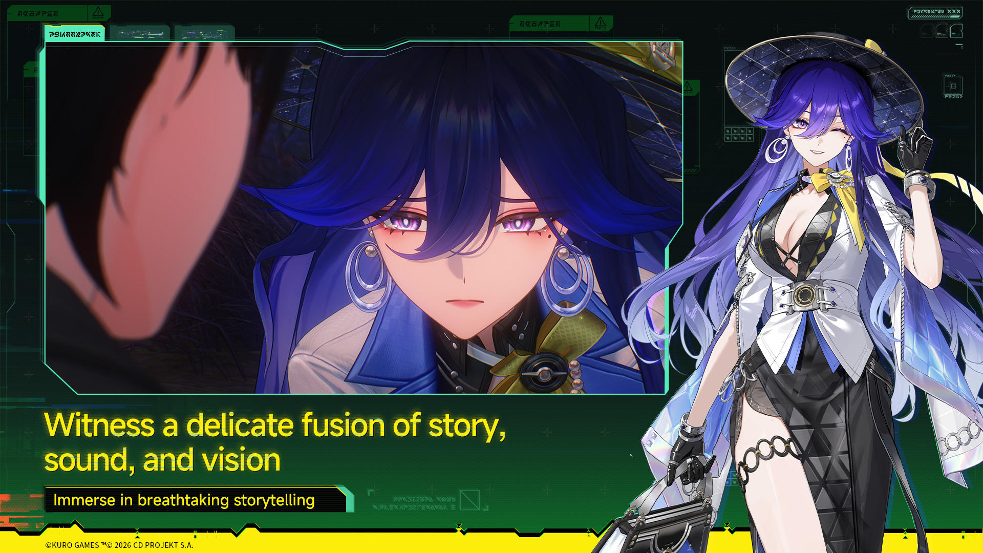 Wuthering Waves × Cyberpunk Game Screenshot