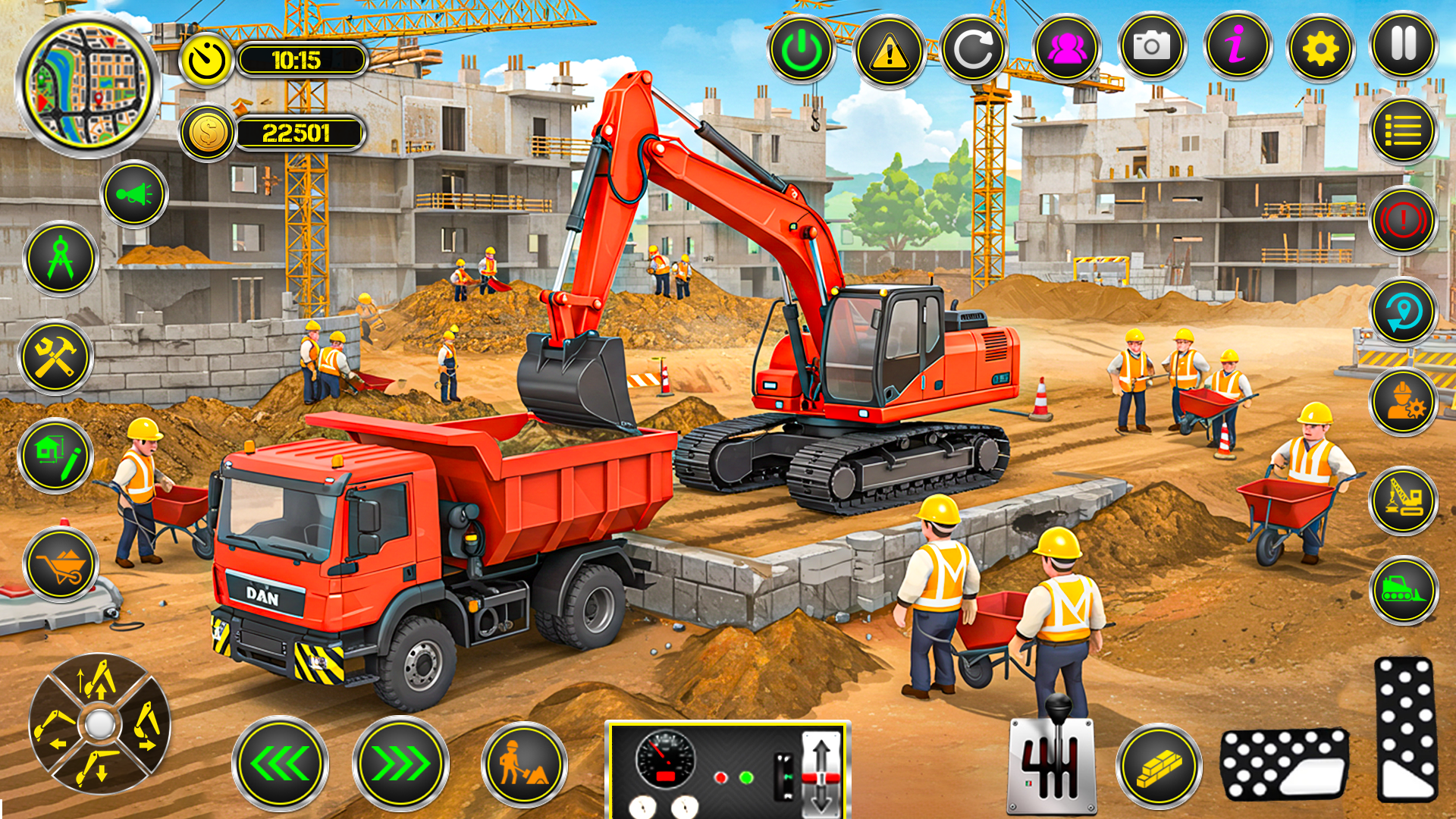 Home Construction JCB Game 3D Game Screenshot