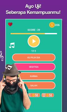 TEBAK LAGU POPULER Game Screenshot